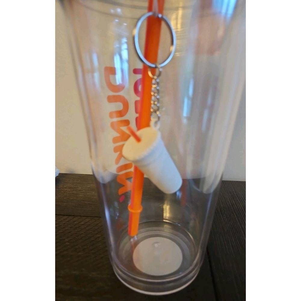 Dunkin Spring/Summer Collection 2025 Iced Tumbler with Keychain 24oz. - Picture 2 of 4